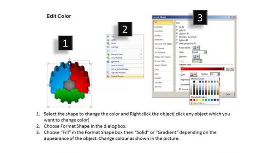 PowerPoint Slides Gear Success Ppt Themes