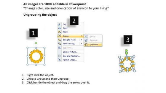 PowerPoint Slides Gears Process Business Ppt Presentation Designs