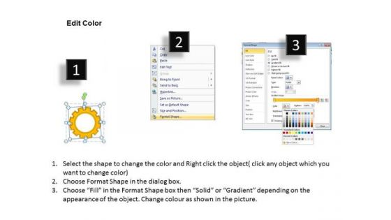 PowerPoint Slides Gears Process Business Ppt Presentation Designs