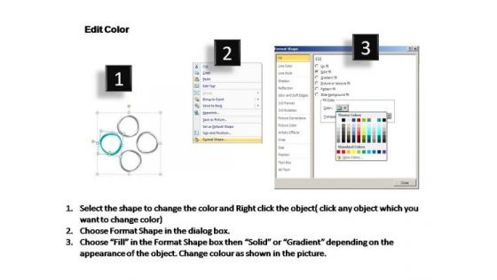 PowerPoint Slides Global Cycle Process Ppt Templates