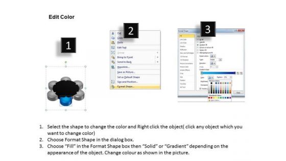 PowerPoint Slides Graphic Circular Puzzle Ppt Layout