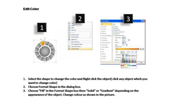 PowerPoint Slides Graphic Donut With Core Ppt Template