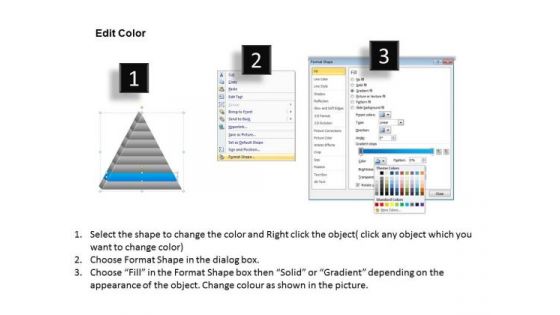 PowerPoint Slides Growth Triangle Process Ppt Template