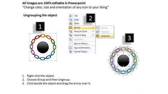 PowerPoint Slides Image Circular Chain Ppt Template