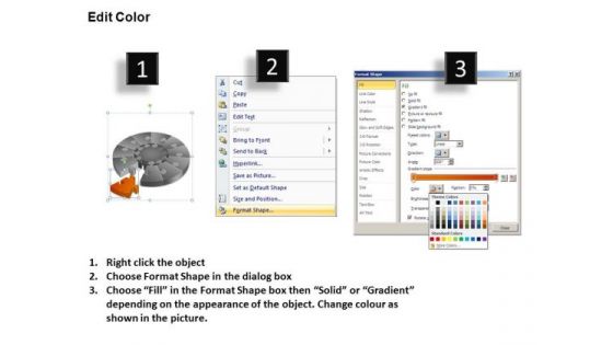 PowerPoint Slides Image Pie Chart Puzzle Process Ppt Layouts