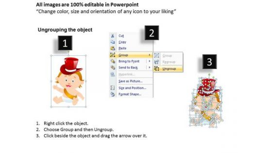 PowerPoint Slides Kidss Happy New Year Ppt Slides