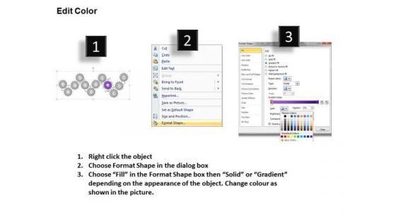 PowerPoint Slides Leadership Gears Ppt Slides