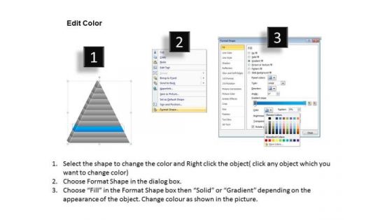 PowerPoint Slides Leadership Triangle Process Ppt Template