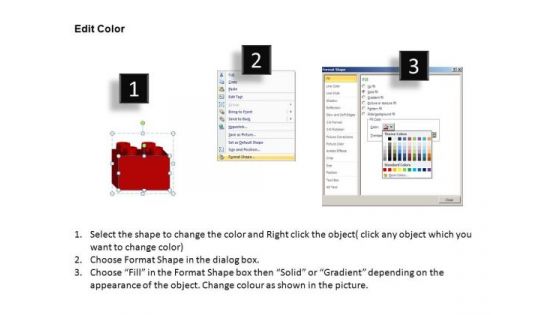 PowerPoint Slides Marketing Lego Blocks Ppt Slides