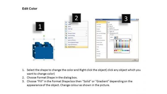 PowerPoint Slides Marketing Lego Blocks Ppt Template