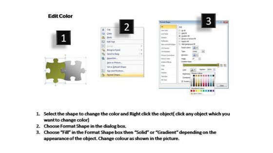 PowerPoint Slides Marketing Puzzle Piece Ppt Themes