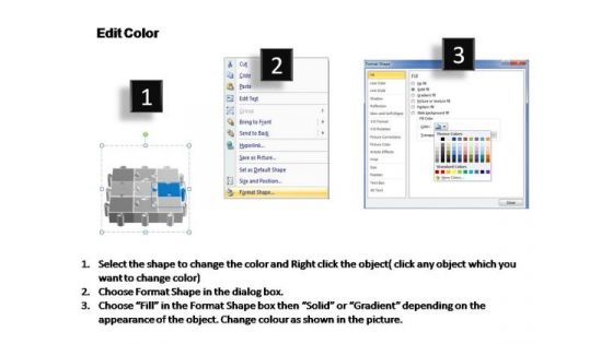PowerPoint Slides Marketing Puzzle Process Ppt Presentation