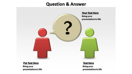 PowerPoint Slides Marketing Question And Answer Ppt Design