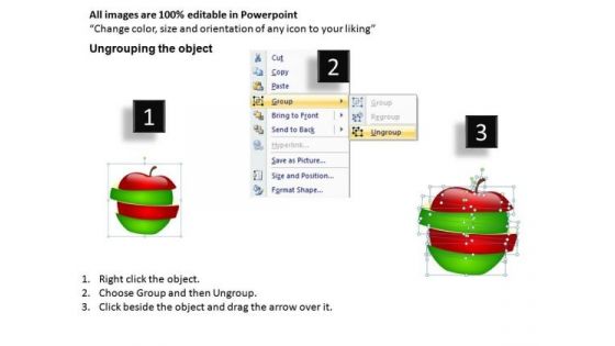 PowerPoint Slides On Merged Apple Ppt Diagram Templates