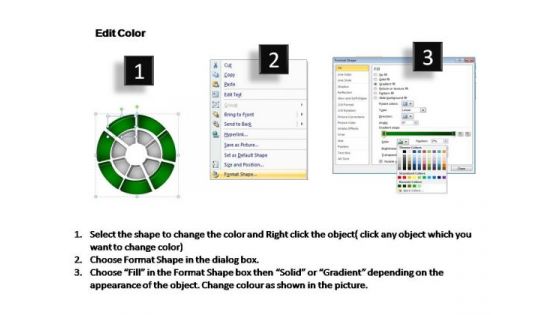 PowerPoint Slides Process Double Ring Ppt Themes