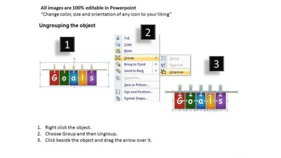 PowerPoint Slides Process Goals And Targets  Ppt Layouts
