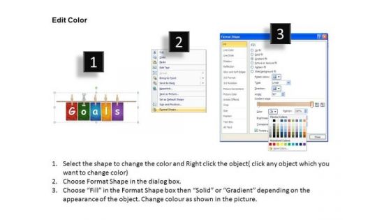 PowerPoint Slides Process Goals And Targets  Ppt Layouts