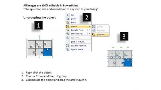 PowerPoint Slides Process Puzzle Ppt Slides