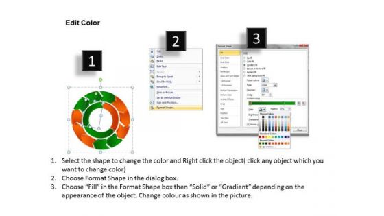 PowerPoint Slides Process Transaction Leadership Ppt Design Slides