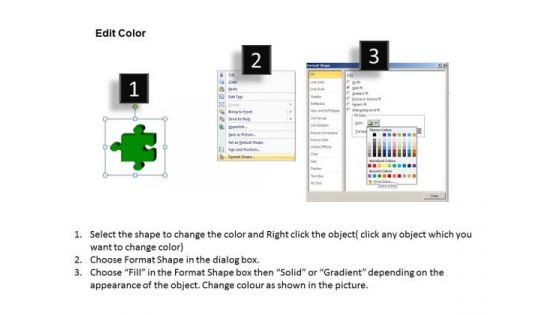 PowerPoint Slides Puzzle Process Success Ppt Template