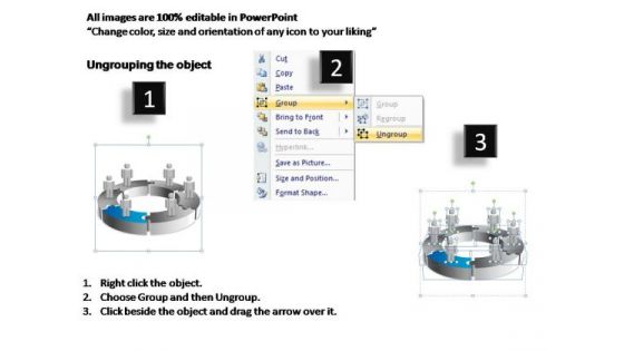 PowerPoint Slides Sales Circular Ppt Slide Layout