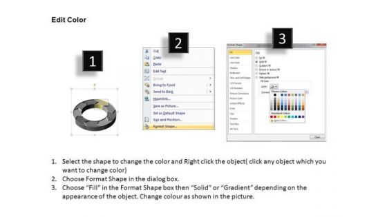 PowerPoint Slides Strategy Circular Process Ppt Design
