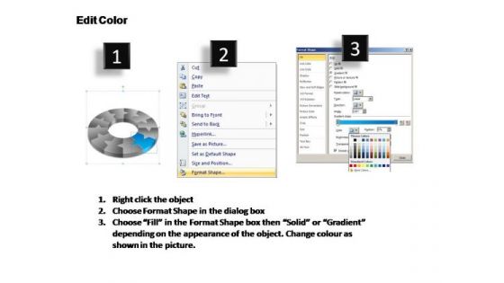PowerPoint Slides Strategy Circular Process Ppt Themes