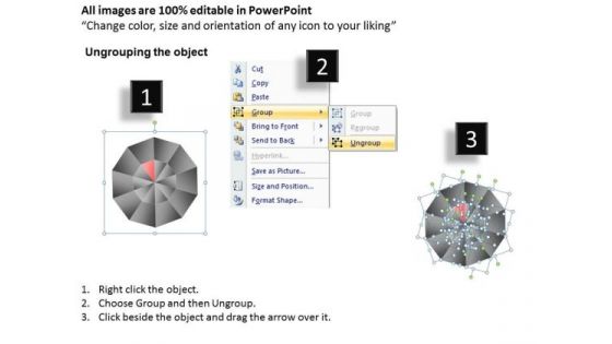 PowerPoint Slides Strategy Circular Quadrant Ppt Designs