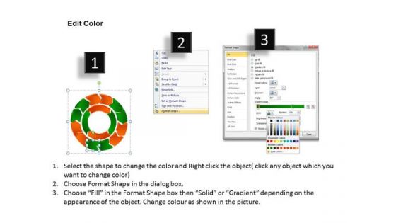 PowerPoint Slides Strategy Cycle Process Ppt Layouts