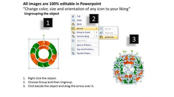 PowerPoint Slides Strategy Cycle Process Ppt Presentation