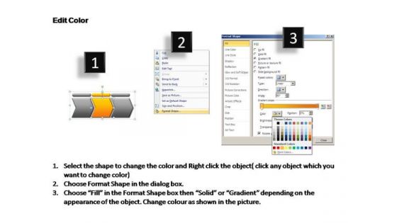 PowerPoint Slides Strategy Flow Process Ppt Slide