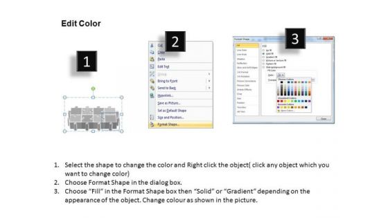 PowerPoint Slides Strategy Puzzle Process Ppt Template