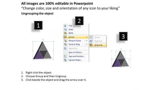 PowerPoint Slides Strategy Pyramid Pieces Ppt Slide Designs