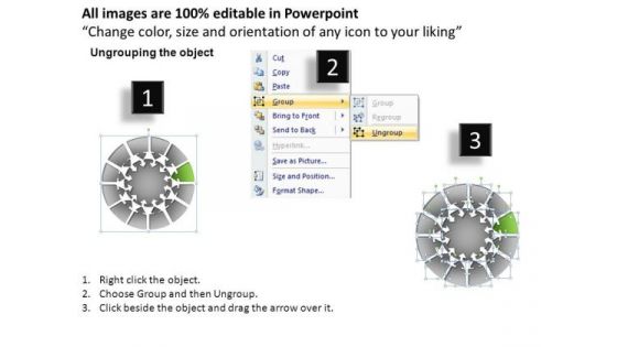 PowerPoint Slides Strategy Round Chart Ppt Template