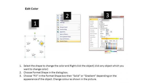 PowerPoint Slides Strategy Stars Ppt Presentation