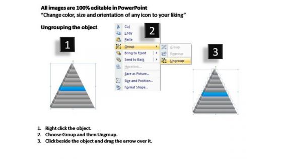 PowerPoint Slides Strategy Triangle Process Ppt Themes