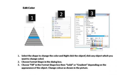PowerPoint Slides Strategy Triangle Process Ppt Themes