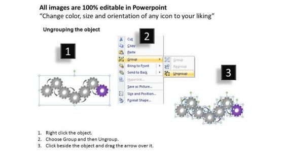 PowerPoint Slides Success Gears Process Ppt Theme