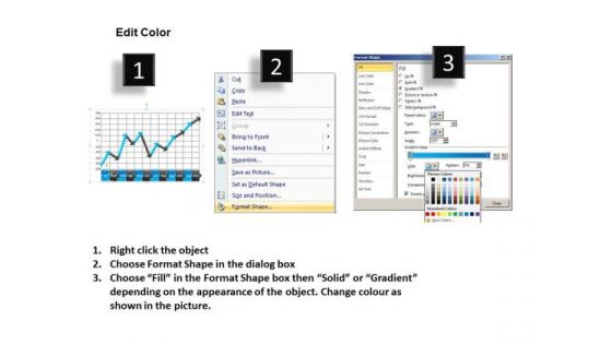 PowerPoint Slides Success Timeline Graphs Ppt Themes