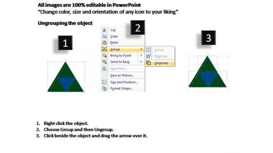 PowerPoint Slides Success Triangle Process Ppt Backgrounds