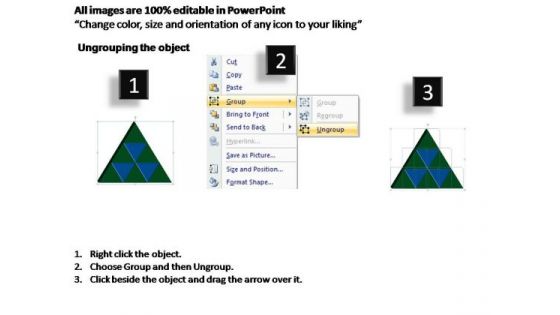 PowerPoint Slides Success Triangle Process Ppt Designs