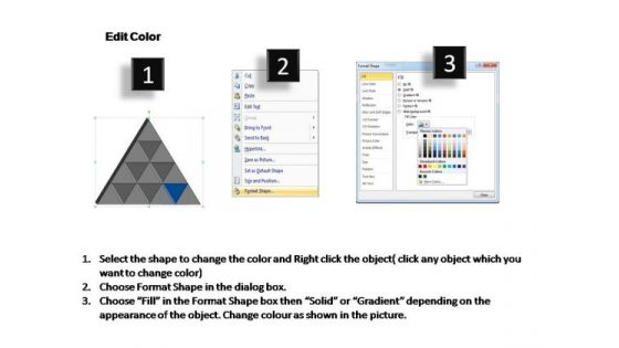 PowerPoint Slides Success Triangle Process Ppt Slide Designs
