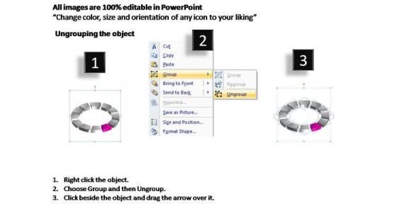 PowerPoint Slides Teamwork Ring Process Ppt Design
