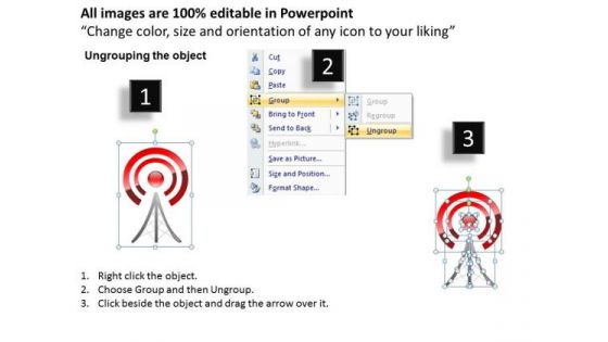 PowerPoint Template Broadcasting Communication Business Ppt Slides