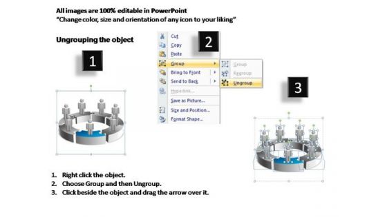 PowerPoint Template Business Circular Ppt Themes