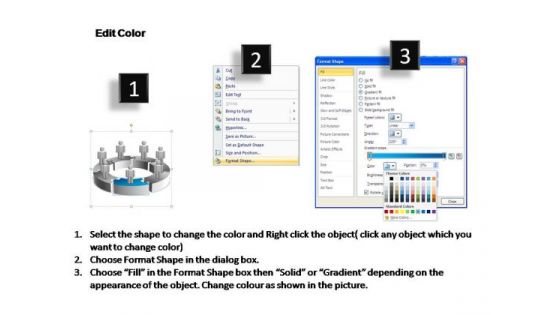 PowerPoint Template Business Circular Ppt Themes