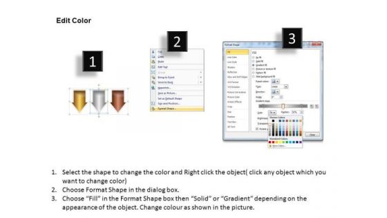 PowerPoint Template Business Competition Shiny Arrows Ppt Slide Designs