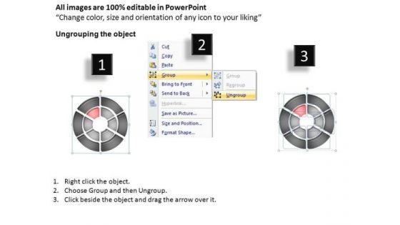 PowerPoint Template Chart Double Ring Ppt Slide