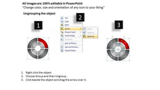 PowerPoint Template Chart Double Ring Ppt Theme