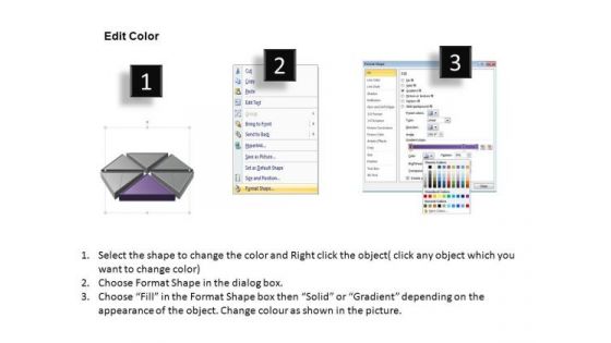 PowerPoint Template Chart Factors Hexagon Ppt Theme